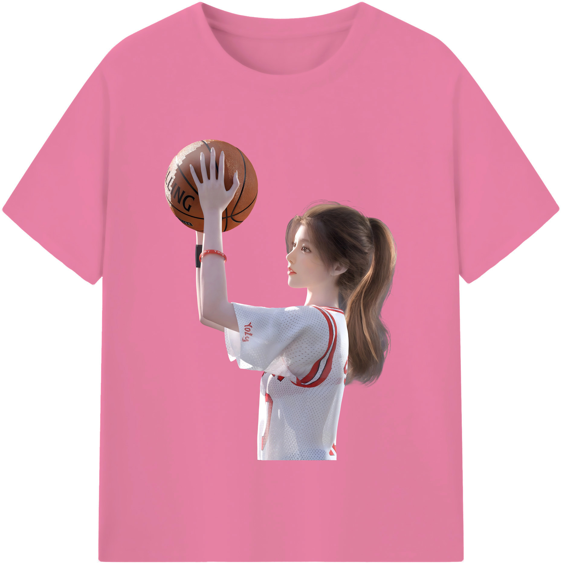 SLAM DUNK／スラムダンク 綿100％半袖Tシャツ（フロントプリント）